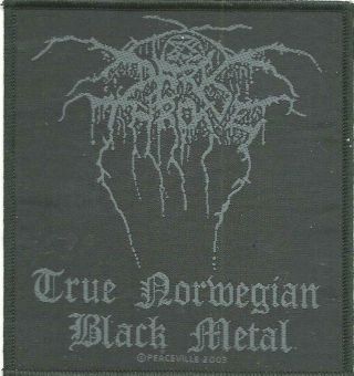 Darkthrone True Norwegian 2003 - Woven Sew On Patch - Official Merchandise