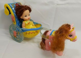 Belle - Disney Princess Royal Nursery Doll Pony And Carriage Mattel 2005