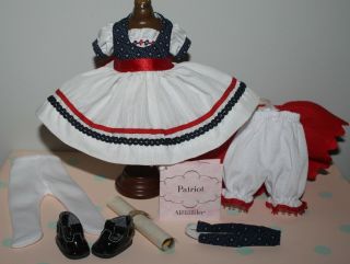 8 " Madame Alexander Red White Blue Dress Set Tagged Patriot With Song
