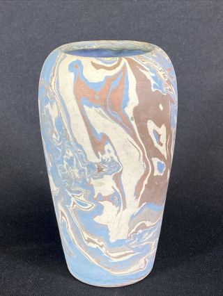 Niloak Pottery Mission Swirl Antique Vase 6.  25 " Tall 1920 