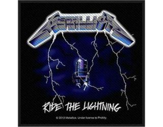 Official Licensed - Metallica - Ride The Lightning Skull Sew On Patch Metal