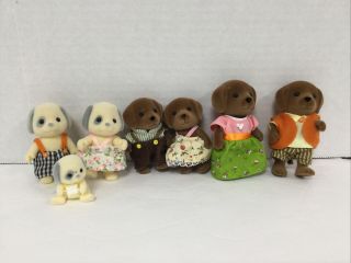 Calico Critters Dog Puppy Family
