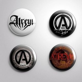 4 Atreyu - Pinbacks Badge Button 25mm 1