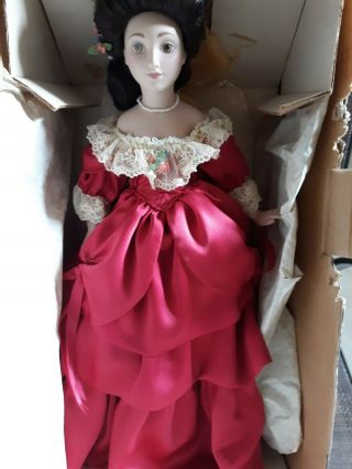 Melanie Welks Franklin Dolls Gone With The Wind,  Papers,  Orig.  Box