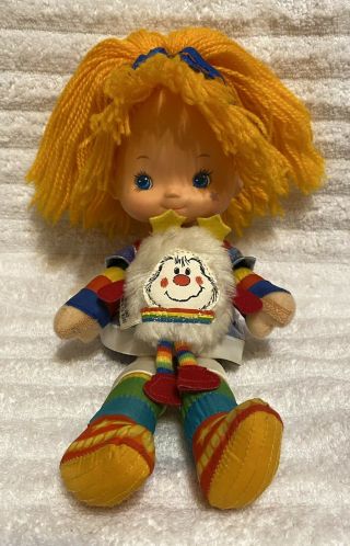 Vintage 1983 Hallmark Rainbow Brite Doll Figure 12” With Twink Sprite 4” Htf