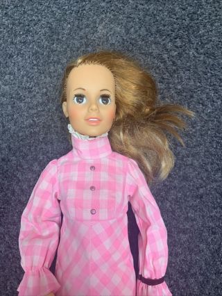 Ideal Toys Doll Harmony 1972 Red Hair Pink Dress 21 