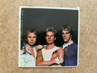 Vintage 1984 Roxanne Music The Police Band Fan Club Sticker