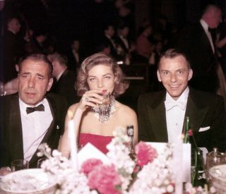 Frank Sinatra,  Lauren Bacall & Frank Sinatra Unsigned Photograph - L3686