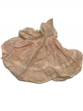Vintage Doll Dress Toni Shirley Temple Sweet Sue Terri Lee Effanbee Swiss Dot