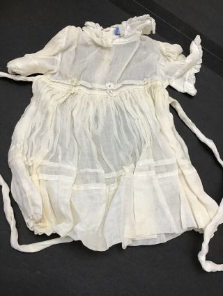 Vintage Antique Doll Dress Bisque Fashion French German Composition Baby