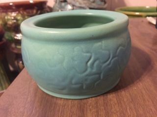 Vintage Van Briggle Art Pottery Signed Hand Turned Bowl Vase