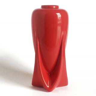 Teco Rocket Vase - Cherokee Red