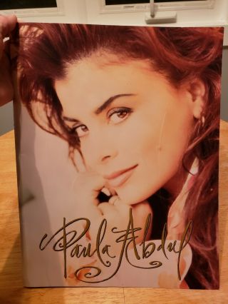 Paula Abdul Under My Spell Tour Concert Photo Book /program 1991 - 1992