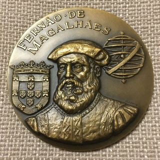 Bronze Medal Of Portuguese Navigator Fernão De Magalhães