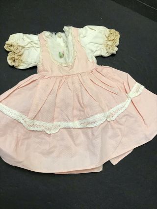 Vintage Antique Doll Dress Bisque Fashion French German Composition Baby Ideal