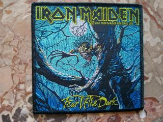 Iron Maiden " Fear Of The Dark " Official Woven Patch