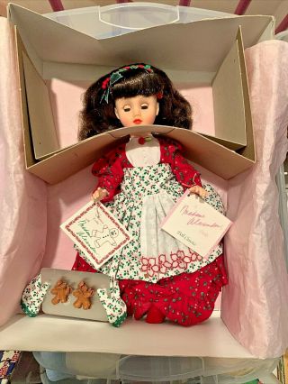 Madame Alexander Christmas Cookie Doll Nrfb.