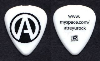 Atreyu White/black Myspace Guitar Pick - 2008 Tour