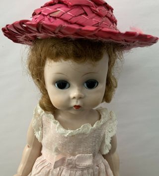 Vintage Wendy Alexander - Kins Doll Red Blonde Pink Swiss Dot Dress Tlc