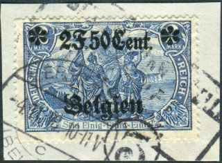 German Occupation Of Belgium - 1916 - 18 2f 50c On25m Sg 24a Very Fine (25x17)