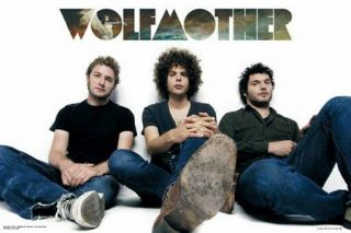 Wolfmother Poster - Group Shot Seating Relax - Rare - Print Image Photo - Pw9