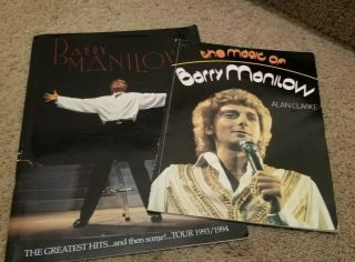 Barry Manilow 1993 - 94 Greatest Hits Tour Concert Program And Magic Of Barry Bk