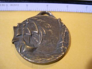Hotel Colombia / Genova,  Rm 206,  Bronze,  Medal,  Key Tag,  Photo 