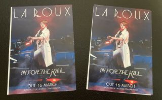 La Roux Promotional Leaflets (2) - In For The Kill