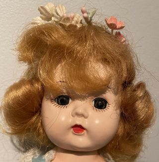 Vintage Hard Plastic Walker Doll Vogue Dress Littlest Angel ? Fairyland Shoes 2