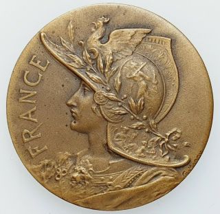 France / French Art Nouveau Medal Marianne By Marey,  36mm,  23 Gr,  ¤061