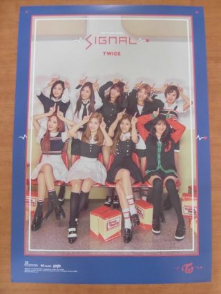 Twice - 4th Mini Album Signal (c Ver. ) [official] Poster K - Pop