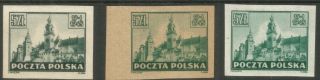 Poland,  Fi:366,  Mnh,  Proofs,  Various Papers