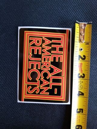The All American Rejects Promo Sticker 2003