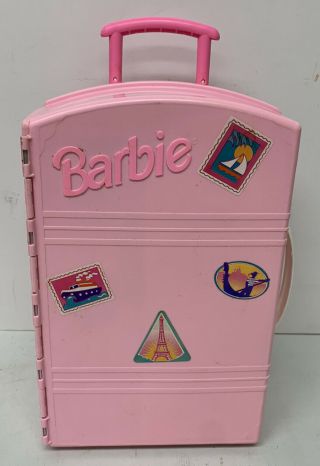 Vintage Barbie Travelin’ House Take Along Travel Luggage Suit Case 1995