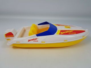 Barbie Baywatch Lifeguard Speedboat Rescue Boat Vintage 90s Toy
