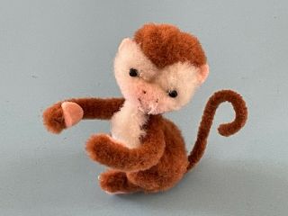 Vintage Doll Accessory: Miniature Monkey Littlest Angel Tiny Terri Lee Bisque