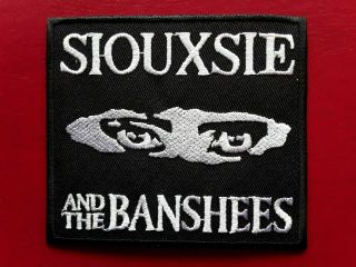 Siouxsie And The Banshees Gothic Punk Rock Music Band Embroidered Patch Uk Selle