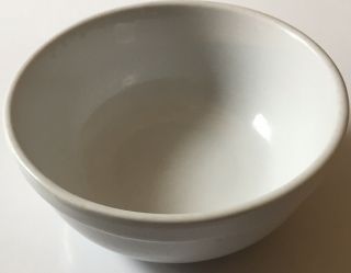 Cafe By Tienshan Set Of 5 Cereal Restaurant Ware White 6 Inch