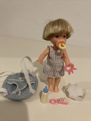 Barbie Baby Tommy Doll Waving Kens Brother Carrier Nappie 2