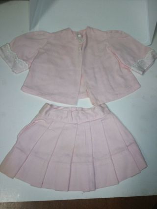 3 Piece Pink Jacket Top Tagged - Pleated Skirt - Underpants 1950 