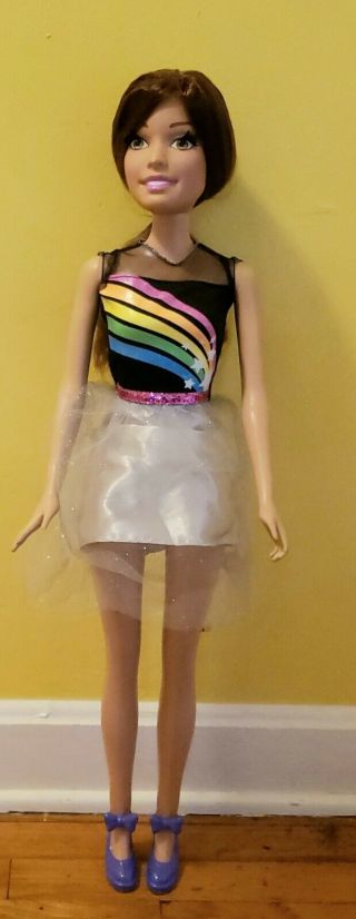 2013 Barbie Just Play By Mattel My Size Best Fashion Friend 28 In Brown Hair