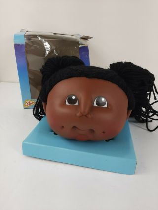 Vintage The Doll Baby Black Head With Pigtails 3108 Fibre Craft