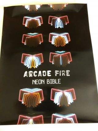 Arcade Fire " Neon Bible " Promotional Poster