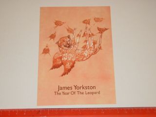 James Yorkston ‎– The Year Of The Leopard - A6 Card Flyer