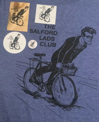 Vinyl Stickers & Buttons - Salford Lads Club/the Smiths/morrissey