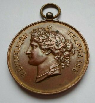 1892 French Shooting Championships Contest Award / Marianne Medal
