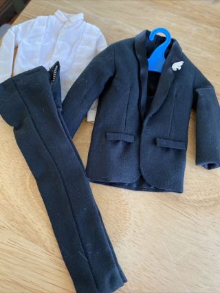 Vintage Ken Doll Clothes - Vintage Ken 787 Tuxedo Jacket,  Pants,  And Shirt