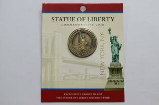 Usa York Statue Of Liberty Museum Store Medal B25 Cg33