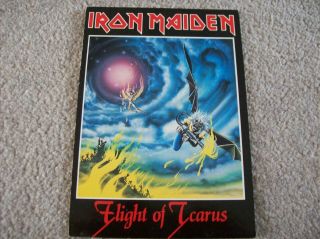 Vintage Iron Maiden - Flight Of Icarus Postcard