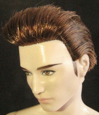 Nude Mattel Barbie Ken The Twilight Saga Edward Model Muse Redhair For Ooak